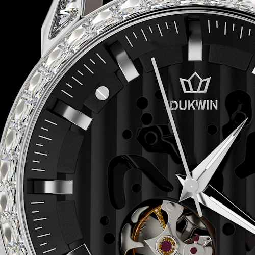 Atlantica Reef - Semi‑Skeleton Automatic Mechanical Watch Japanese Miyota Cal. 82S0