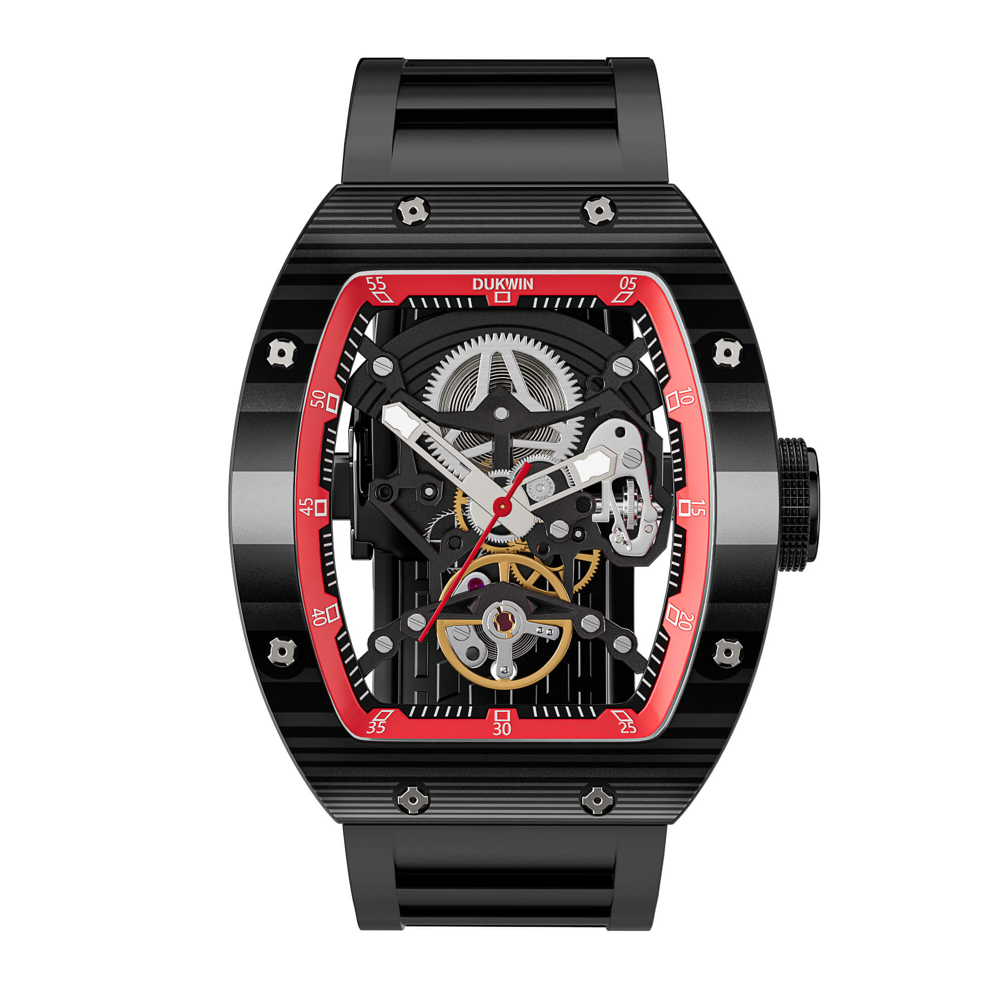 Mecha Primus - Automatic Mechanical Watch Luxury Skeleton Dial Stainless Steel Case Sport for Men