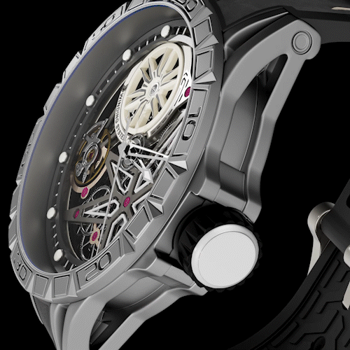 Machina Apex - Full Skeleton Automatic Mechanical Watch Dynamic Dial Design