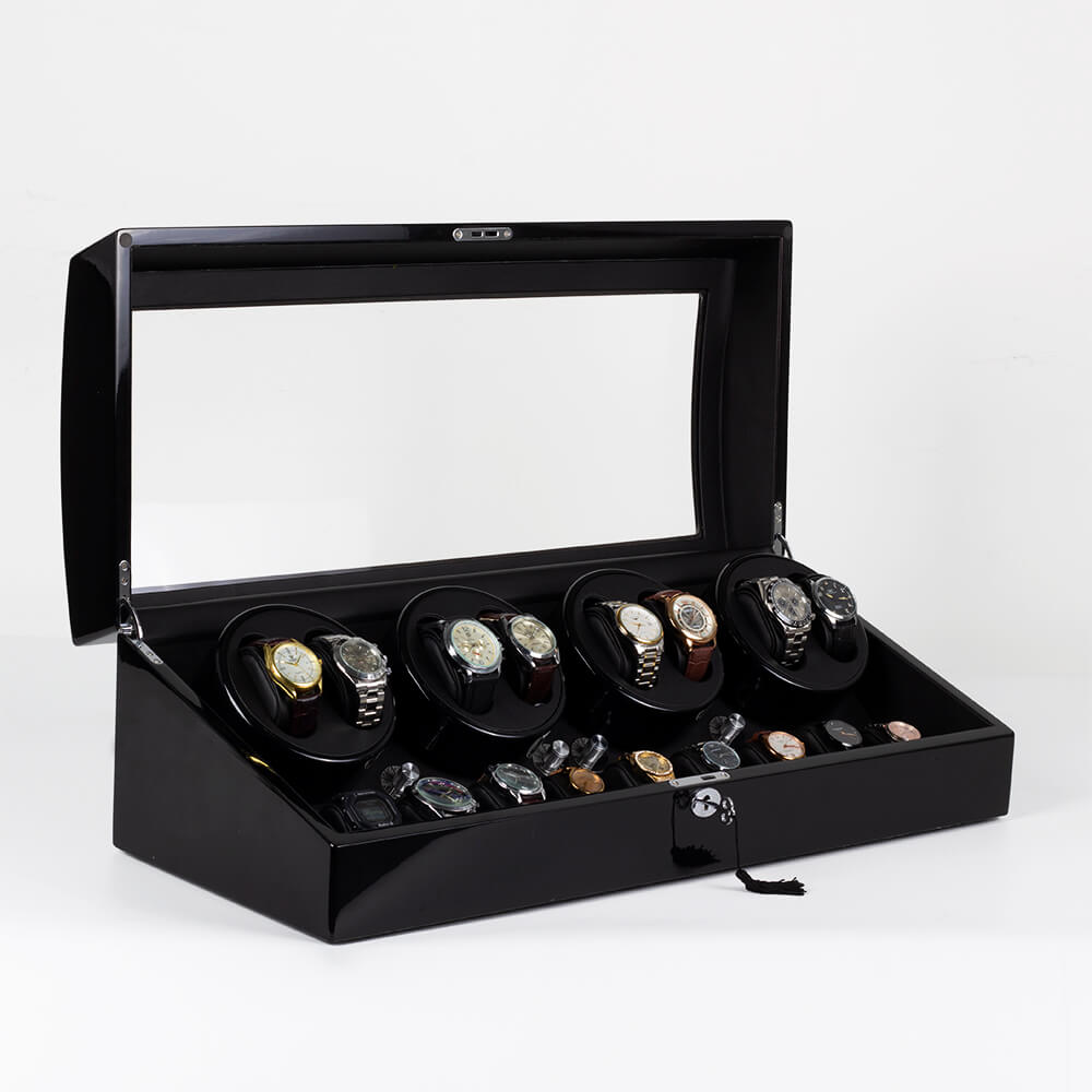 8 Watch Winder with 9 Storage Space Quiet Mabuchi Motors