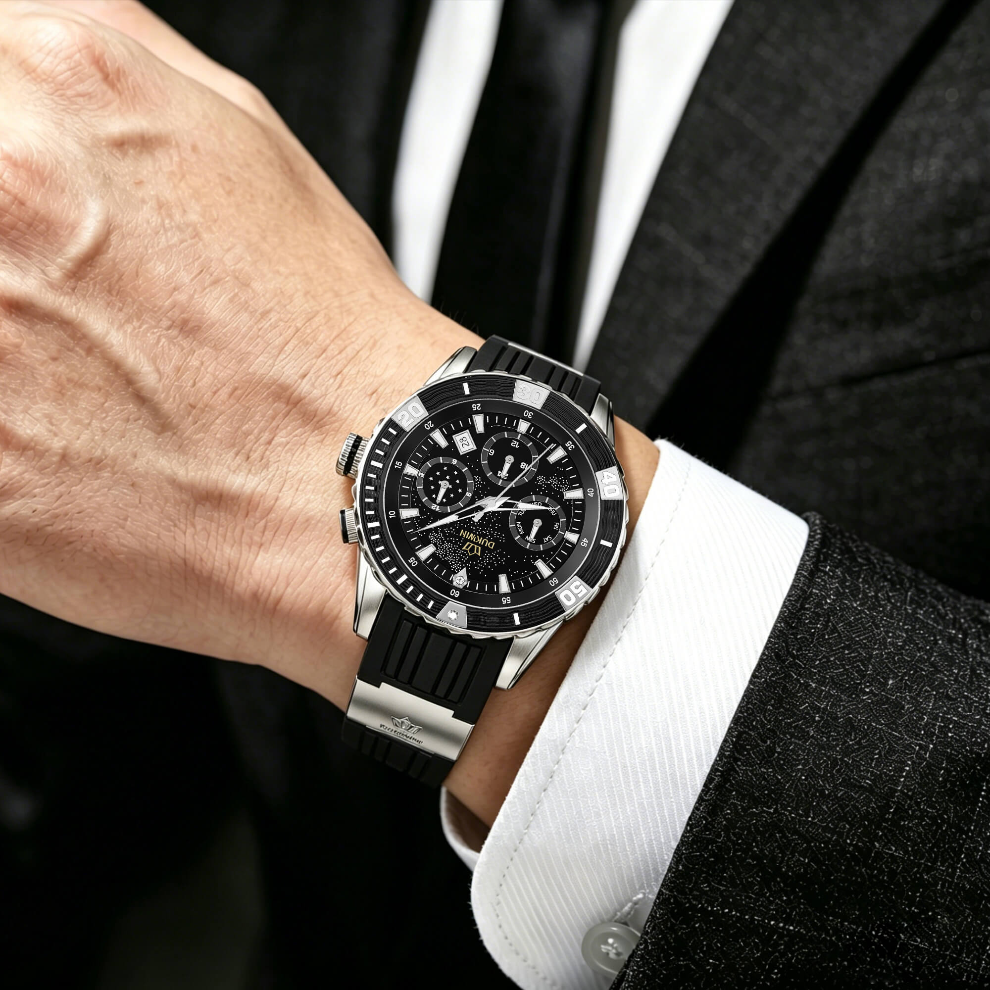 Stellavoy - Orologio automatico da uomo Diver Miyota 9120