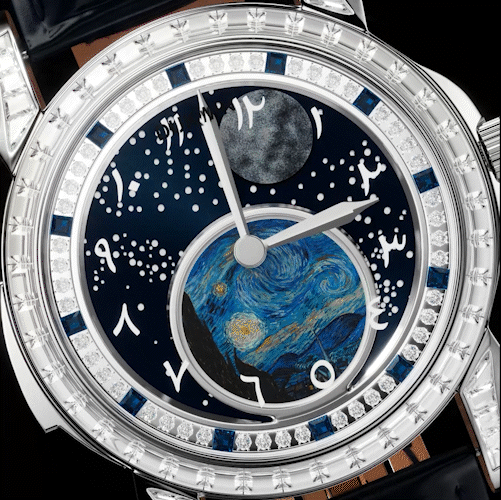 Astral Vortex - Automatic Mechanical Watch for Men l Nebula Moonphase Dial