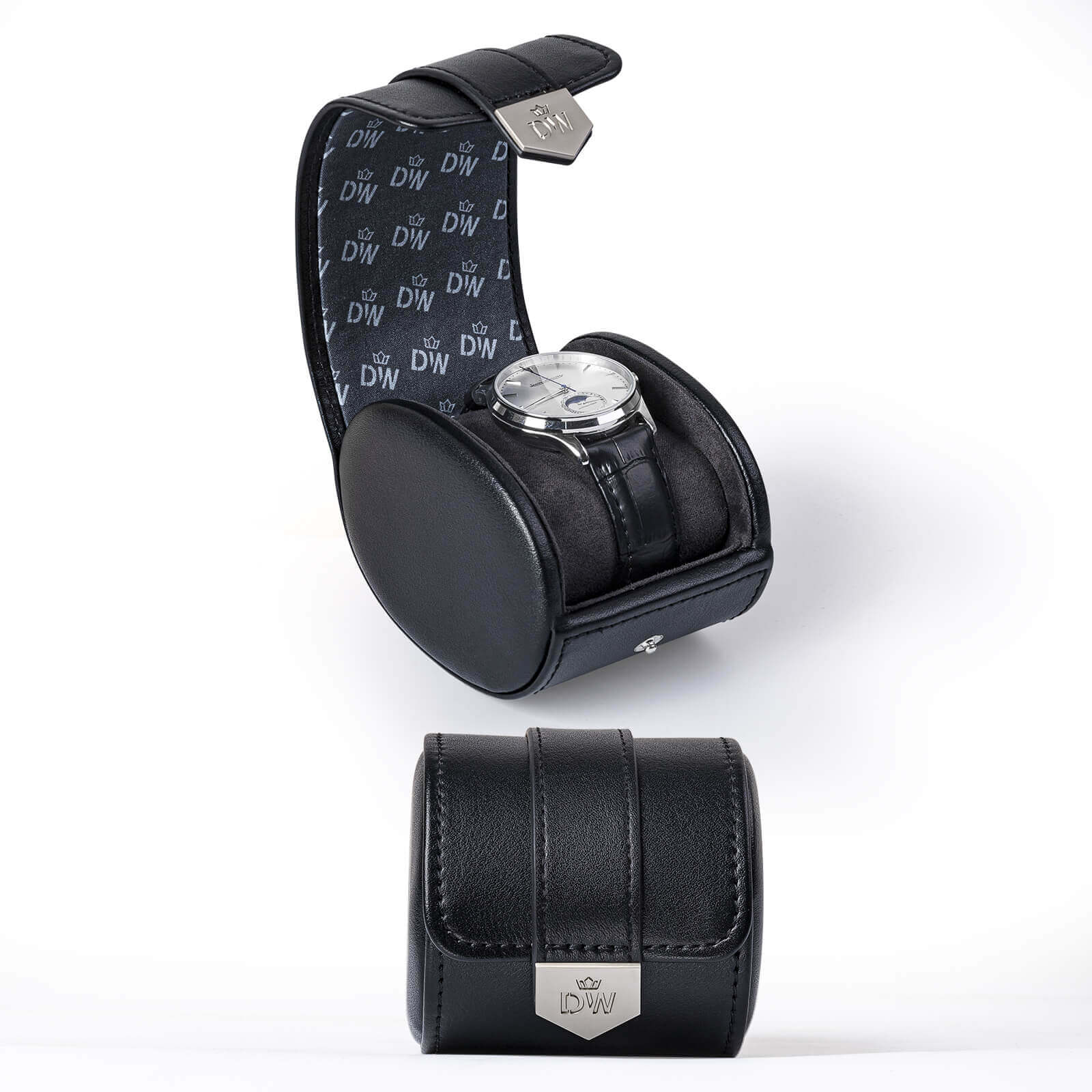 Remontoir 6 + 6 montres avec rangements supplémentaires Aurora Blue Light