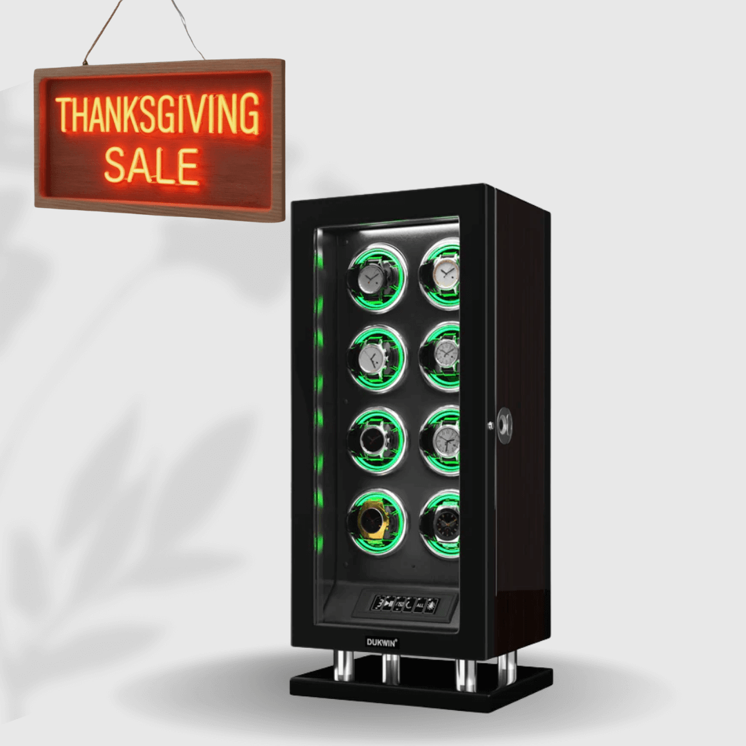 Special Edition- 8 Watch Winder with Fingerprint Entry RGB Light