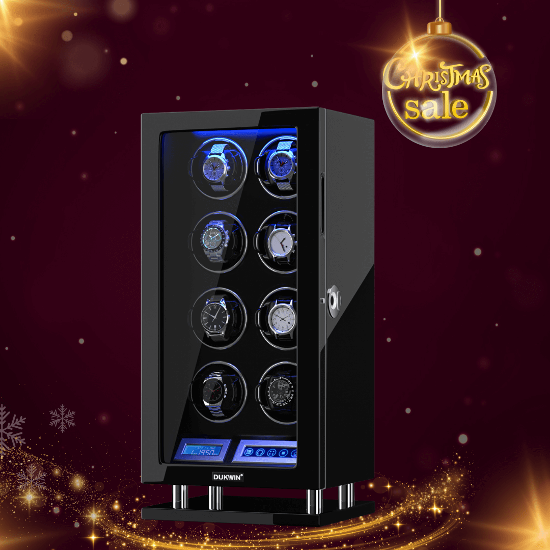 3 remontoirs de montres avec télécommande LCD à empreinte digitale, moteurs Mabuchi silencieux