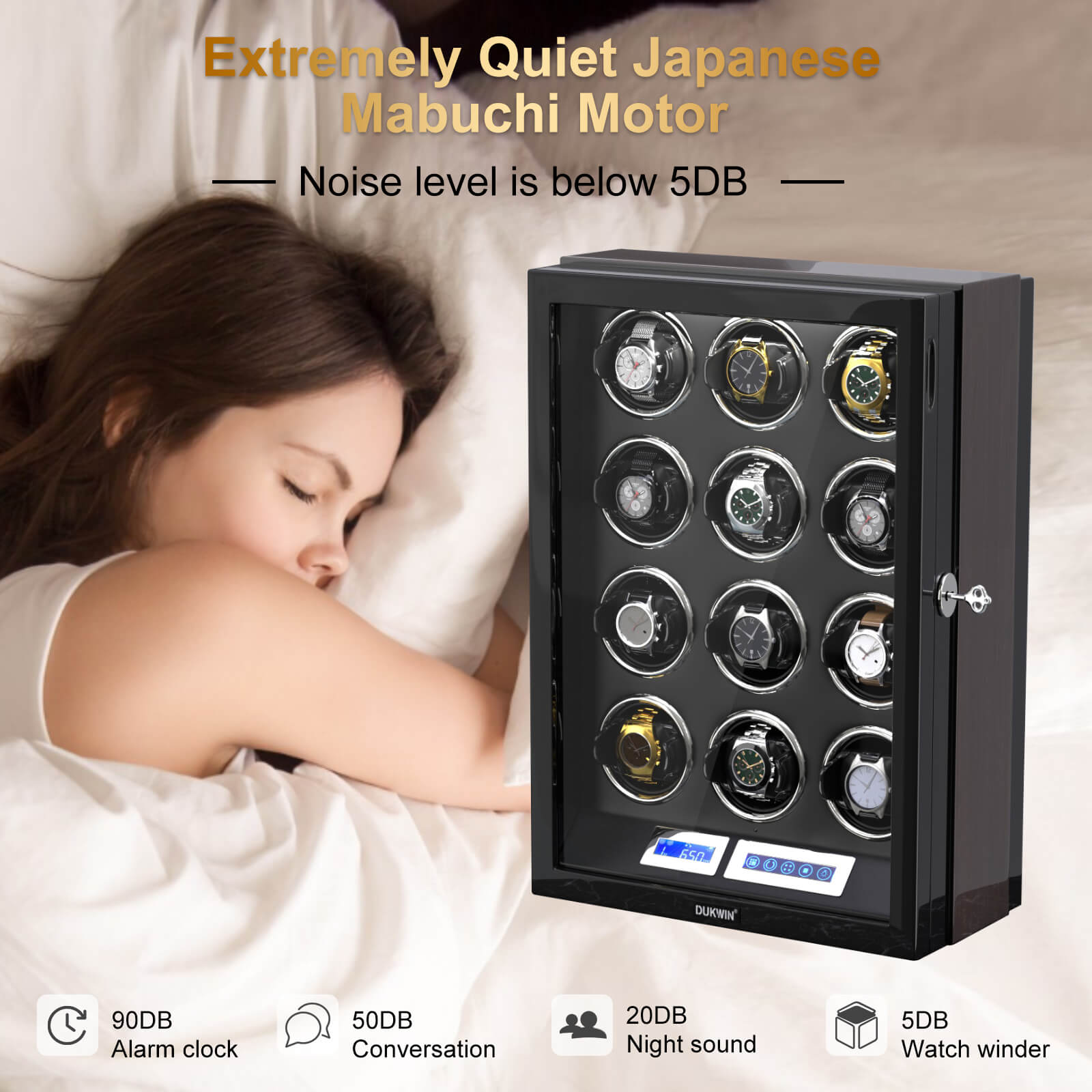 Quiet watch winder sale