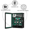 Fingerprint Lock 6 Watch Winders with Extra Watches Storage LCD Remote Control - Green
