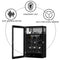 Fingerabdruck-Schloss, 9 Uhrenbeweger mit 4 Uhrenhaltern, Aufbewahrung, LCD-Fernbedienung – Schwarz