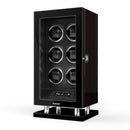 6 Watch Winder with Upgraded Fingerprint Entry RGB Light LCD Remote Control Mabuchi Motors