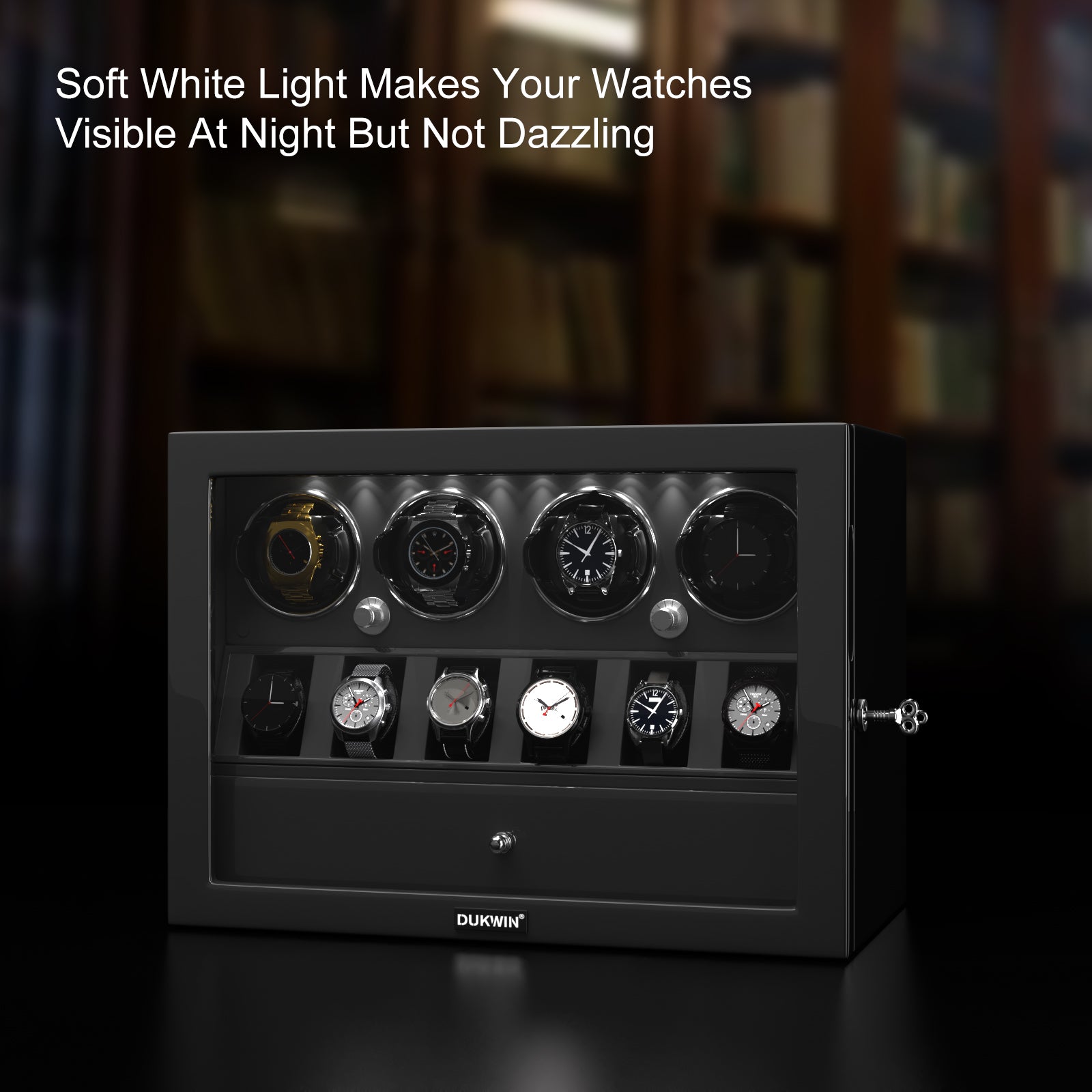 Scatola Carica Orologi Doppio Per Orologio Meccanico Automatico In Scatola Carica Orologi Doppio Per Orologio Meccanico Automatico In