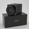 Single Watch Winder for Automatic Watches Vegan Leather Quiet Mabuchi Motors for Travel-Black