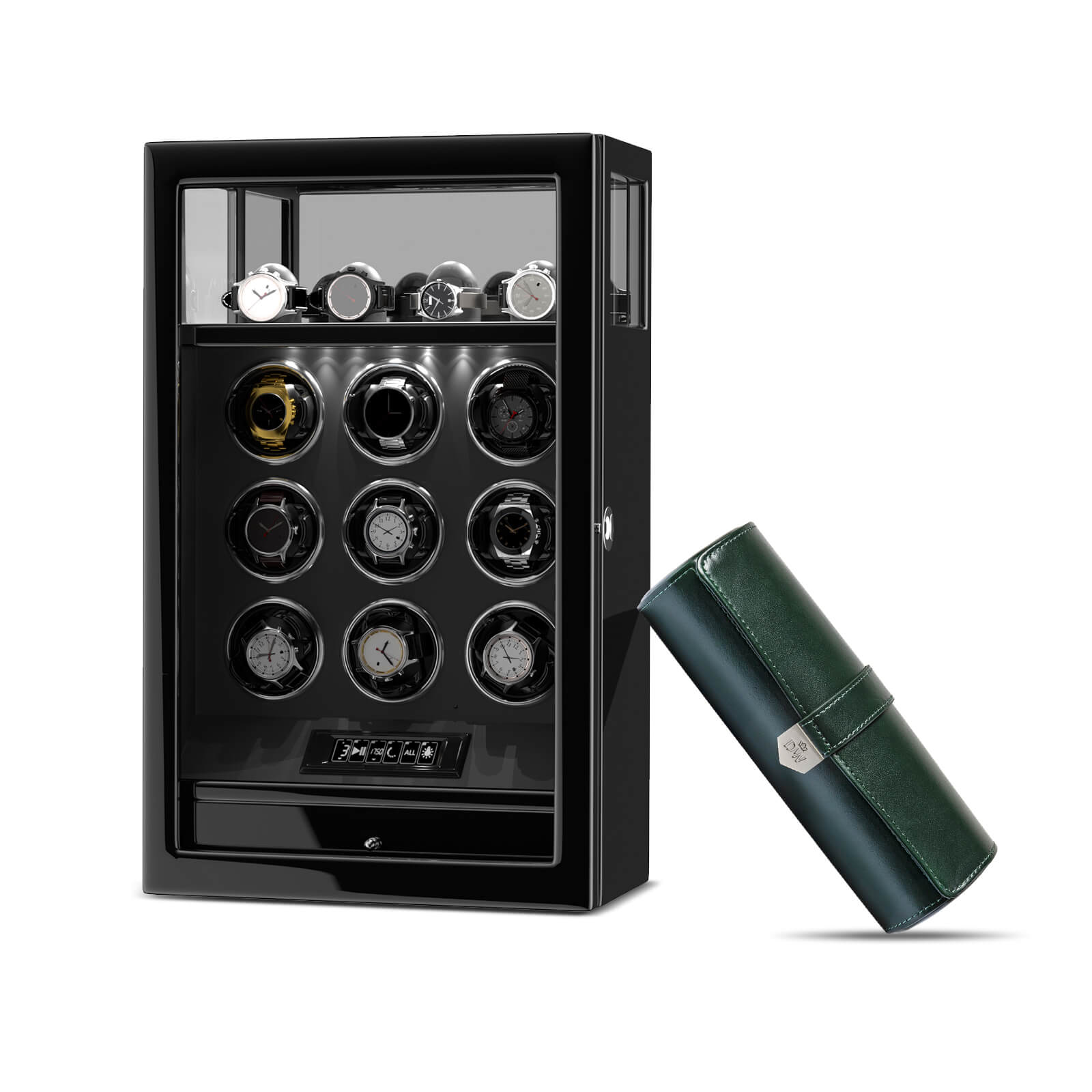 Limited Edition Gift Set: Fingerprint 9 Watch Winder + Vegan