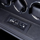 4 Watch Winder with Upgraded Fingerprint Entry RGB Light LCD Remote Control Mabuchi Motors