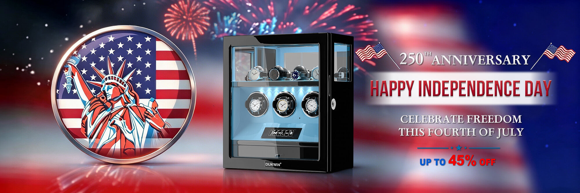 DUKWIN丨Best Automatic Watch Winder/Rotator, Automatic Watch Box