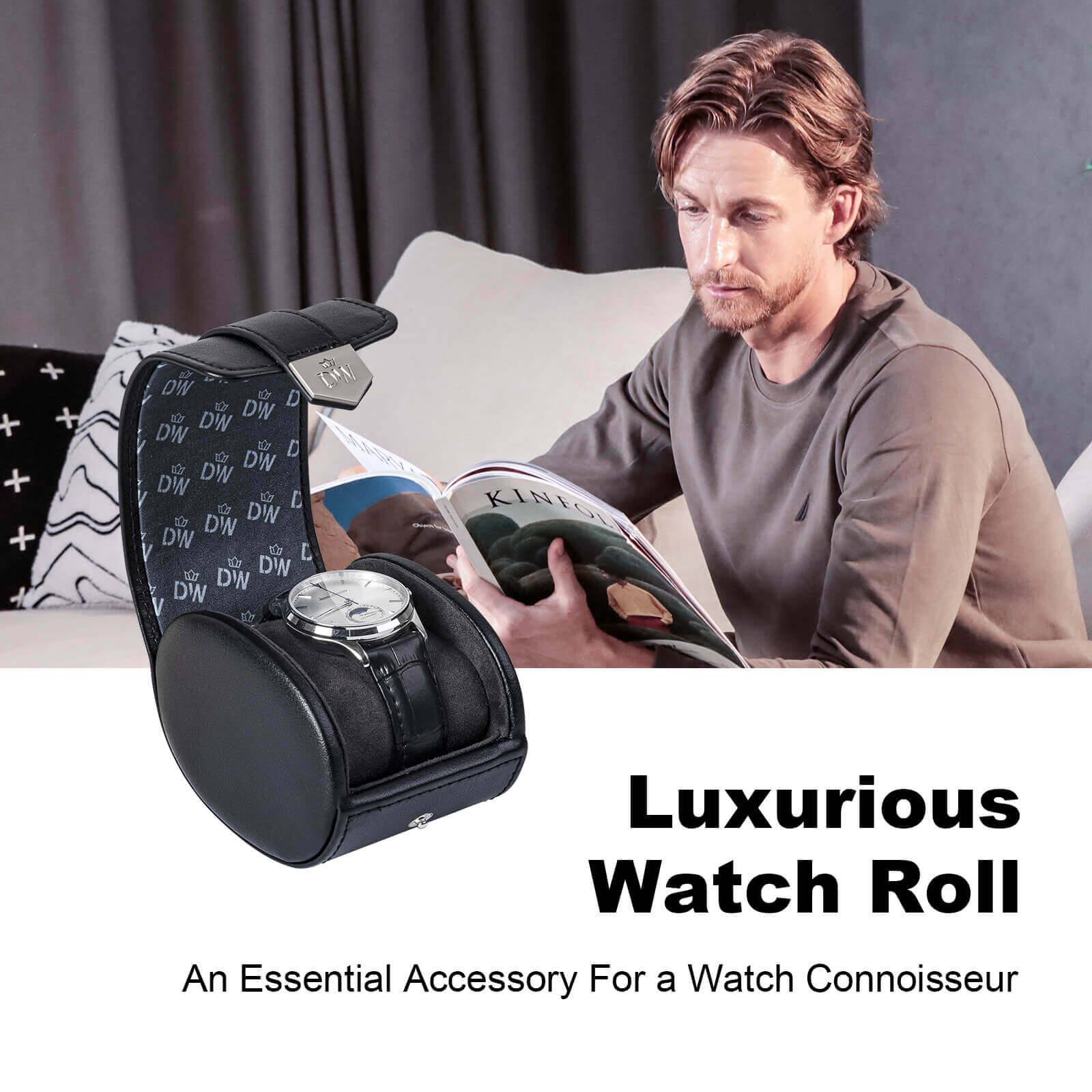 Limited Edition Gift Set: Fingerprint 3 Watch Winder + Vegan