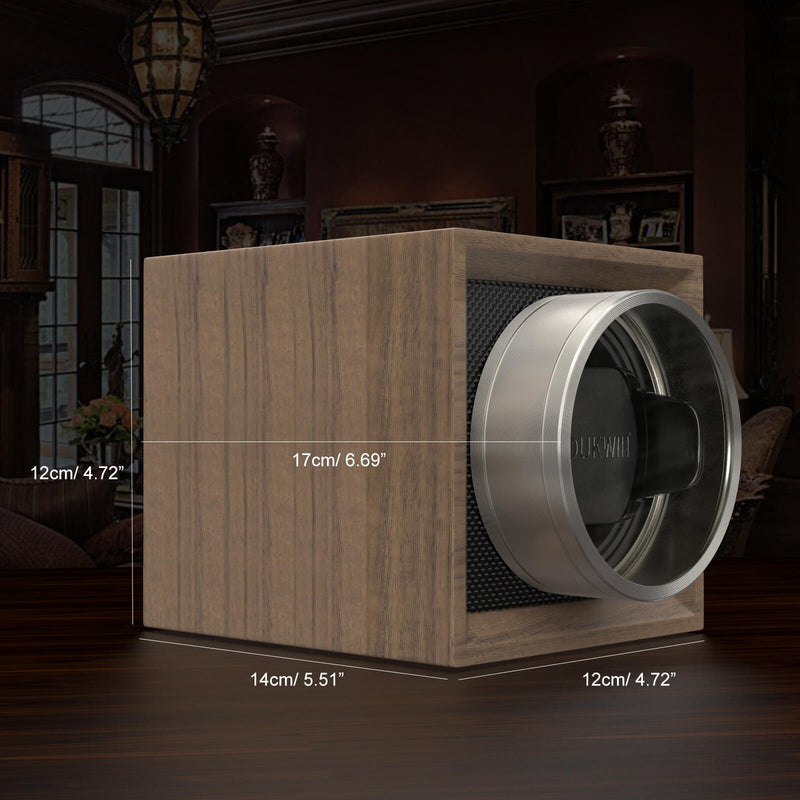 Single Watch Winder for Automatic Watches - Light Wood Grain