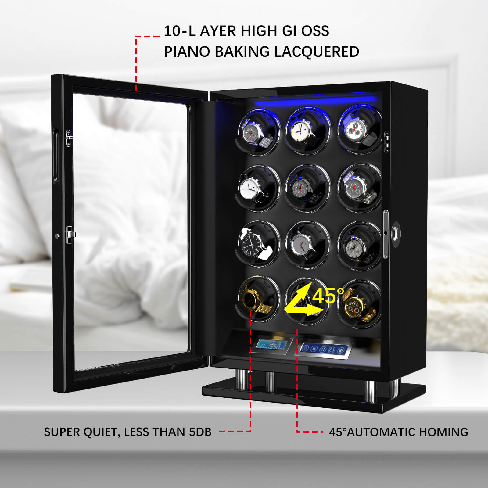 Large watch winder sale