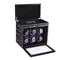 6 Watch Winders With 6 Watches Display Storage RGB Light LCD Touchscreen Remote Control